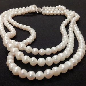Real Pearl 3-Strands (South Seas) Necklace